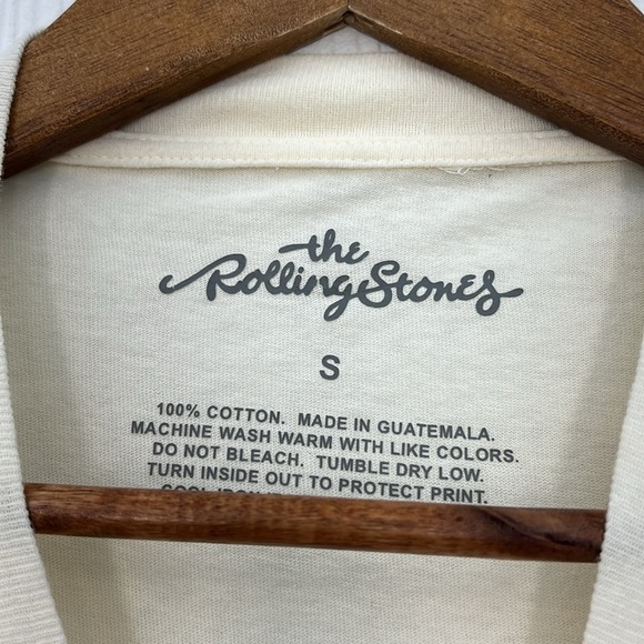 The Rolling Stones - The Rolling Stones Tongue Plaid Graphic Long Sleeve T Small - Picture 8 of 9